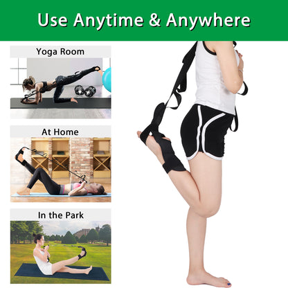 Yoga Stretch Strap w/ loops